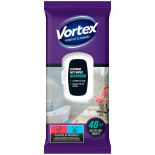 Chusteczki nawilżane VORTEX, do łazienki, z klapką, 48 szt.