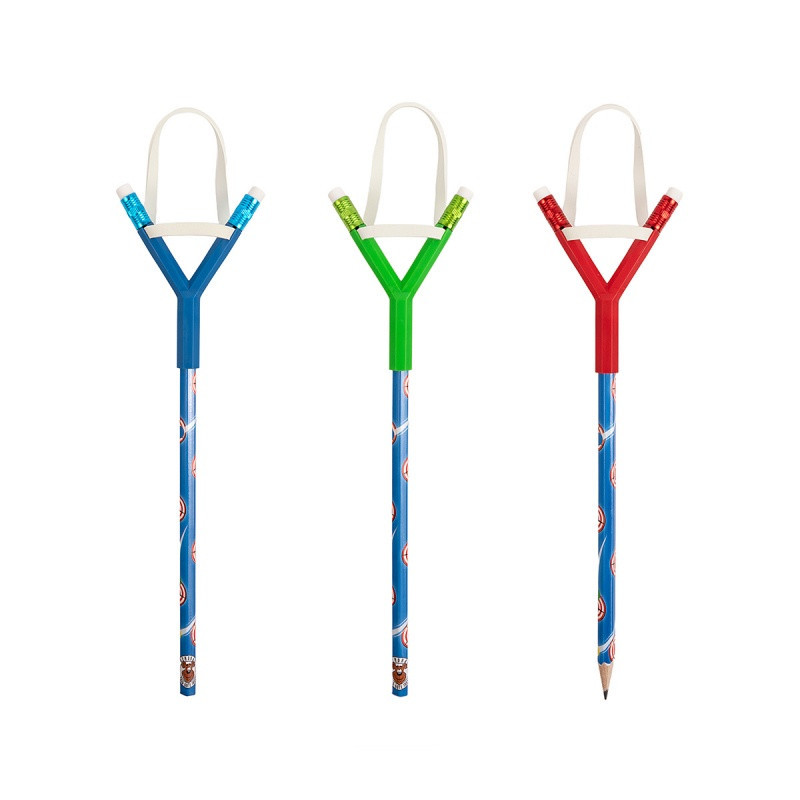 Ołówek z procą TRENDHAUS T, mix kolorów