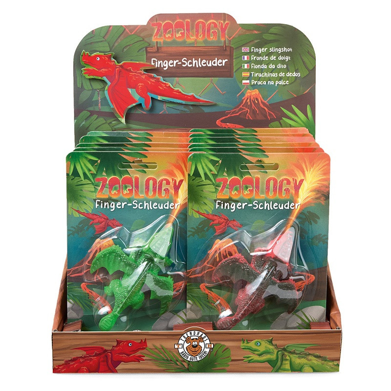 Proca na palec TRENDHAUS ZOO, smok, mix kolorów