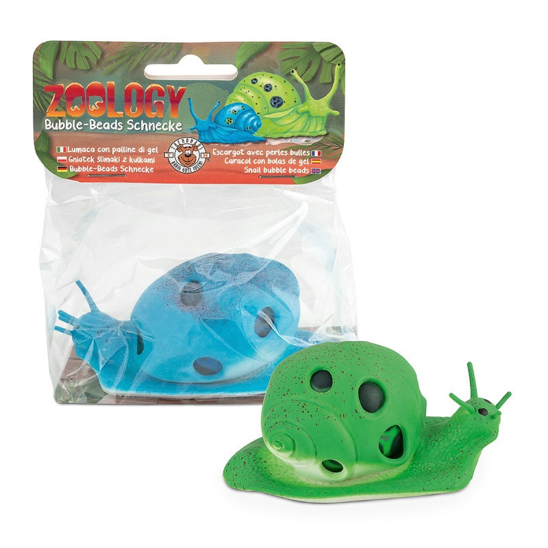 Gniotek ślimak z bąbelkami TRENDHAUS ZOO, mix kolo