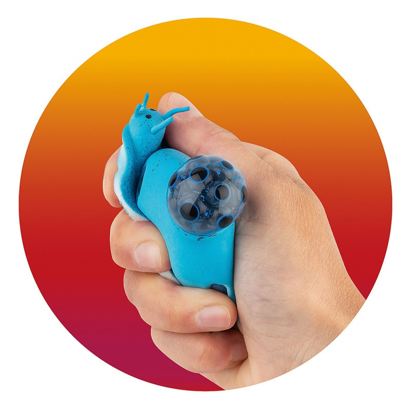 Gniotek ślimak z bąbelkami TRENDHAUS ZOO, mix kolo