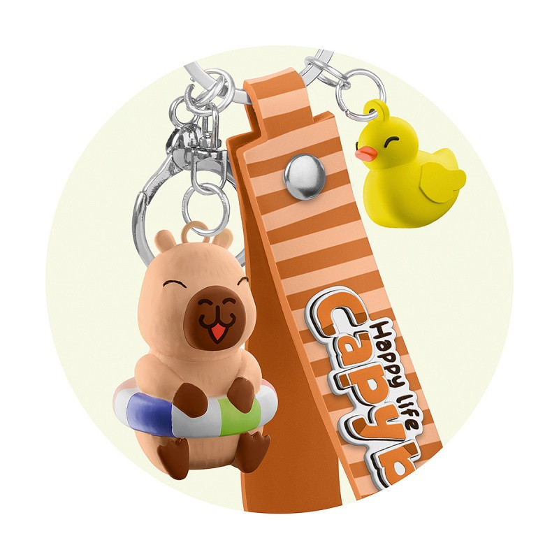 Brelok do kluczy z kapibarą TRENDHAUS CP HL-5, mix