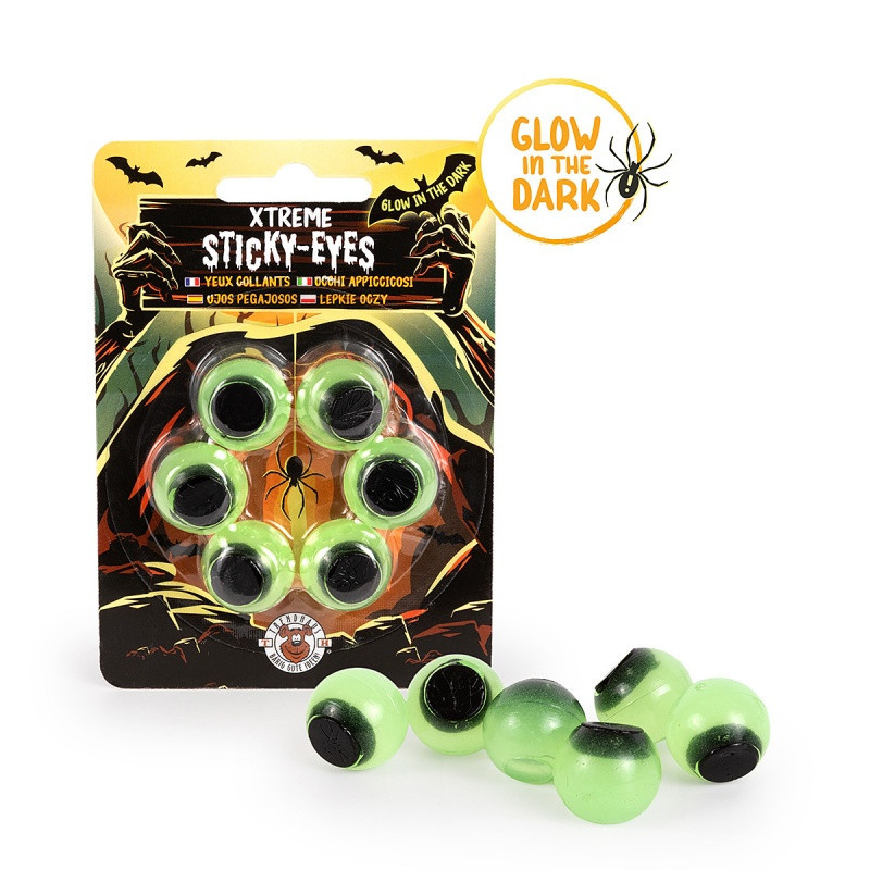 Lepkie oczy świecące w ciemności TRENDHAUS Zombie
