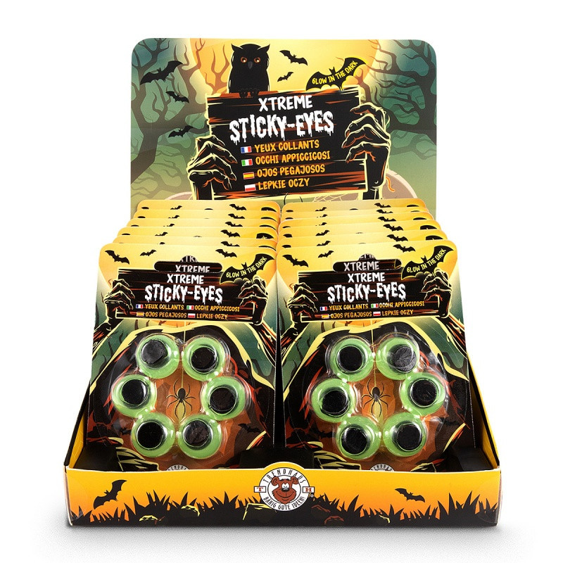 Lepkie oczy świecące w ciemności TRENDHAUS Zombie
