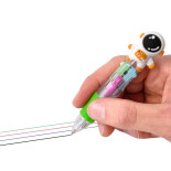 Długopis wielokolorowy z figurką astronauty TRENDH