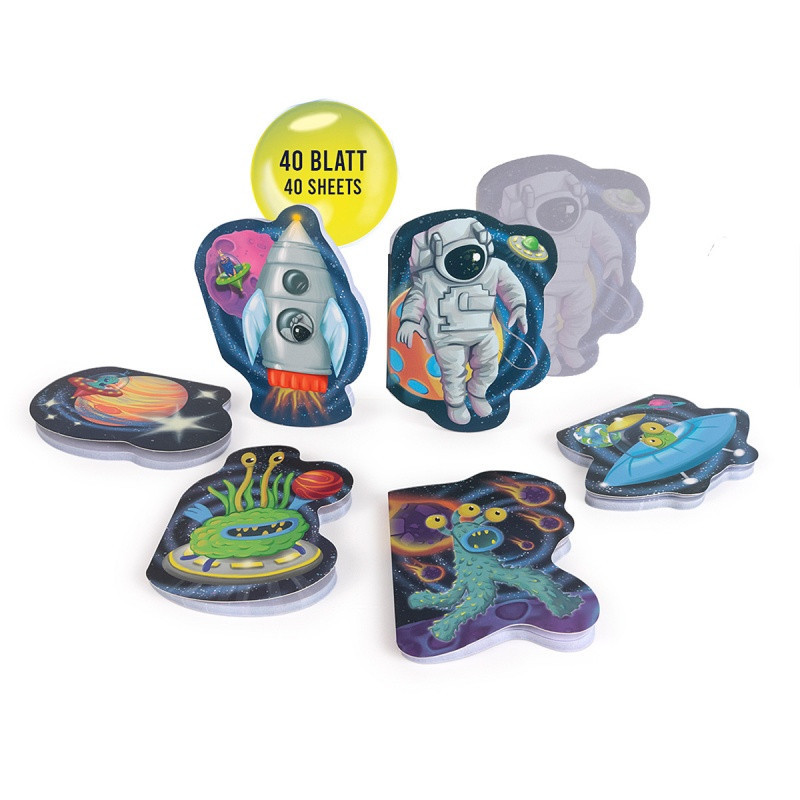 Mini bloczek TRENDHAUS Space Adventure, 40 arkuszy