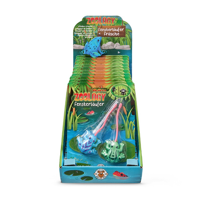 Biegacz okienny żaba TRENDHAUS ZOO, 2 szt., mix ko