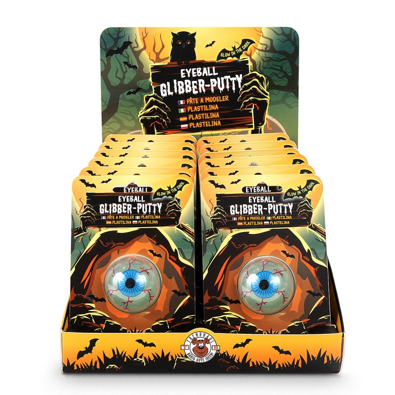 Plastelina w kształcie oka świecąca w ciemności TR