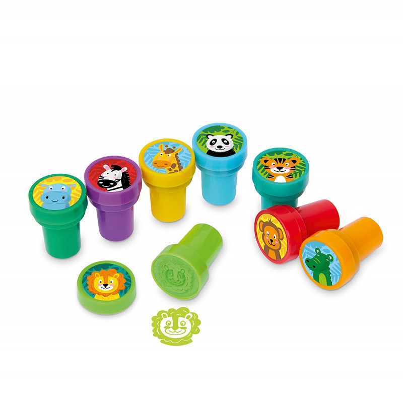 Stempel Zwierzątka safari TRENDHAUS T, mix kolorów