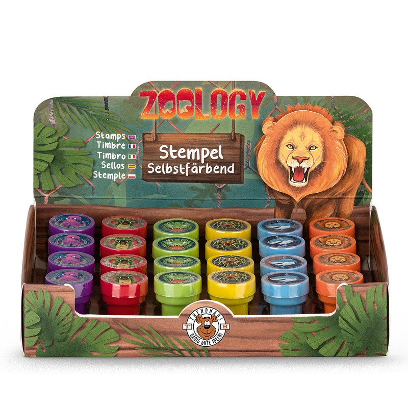 Stempel samotuszujący TRENDHAUS ZOO, mix kolorów