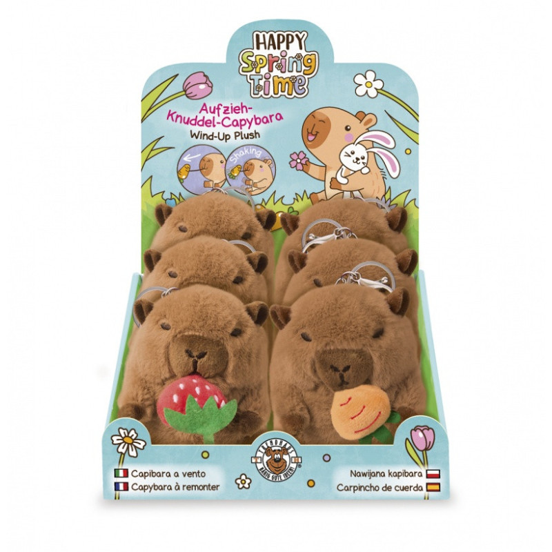 Pluszowa kapibara zjadająca owoc TRENDHAUS CHS-6,