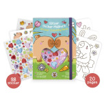 Kolorowanka z naklejkami i diamentami TRENDHAUS CH