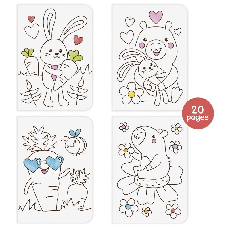 Kolorowanka z naklejkami i diamentami TRENDHAUS CH