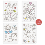 Kolorowanka z naklejkami i diamentami TRENDHAUS CH