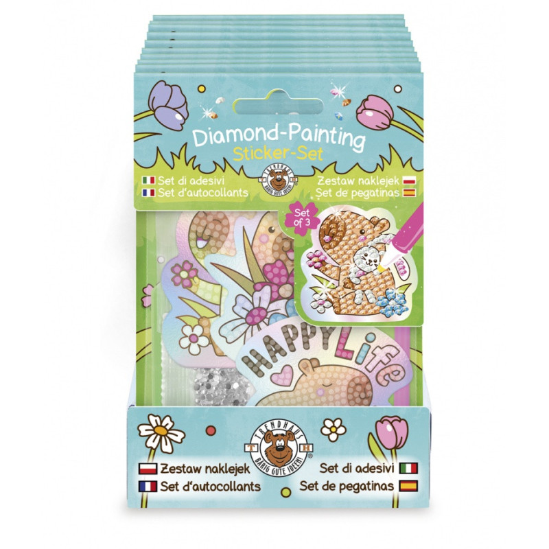 Zestaw naklejek do ozdabiania diamentami TRENDHAUS