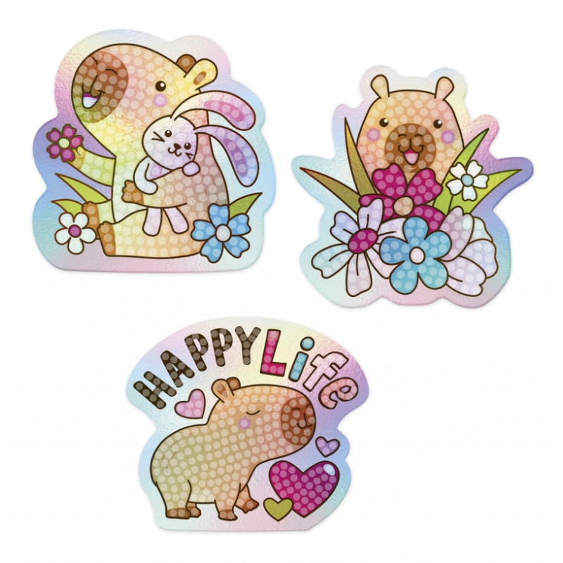 Zestaw naklejek do ozdabiania diamentami TRENDHAUS