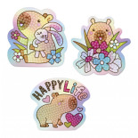 Zestaw naklejek do ozdabiania diamentami TRENDHAUS