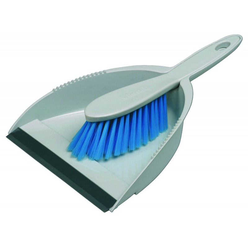 Szufelka ze zmiotką VILEDA PROFESSIONAL, szaro-nie