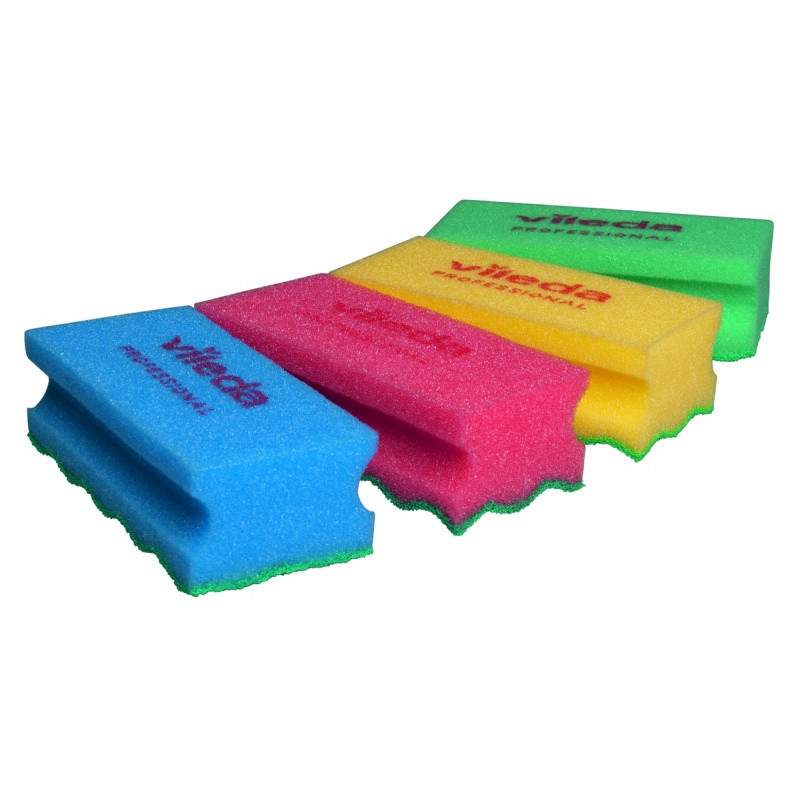 Gąbka VILEDA PROFESSIONAL PurActive, czerwona