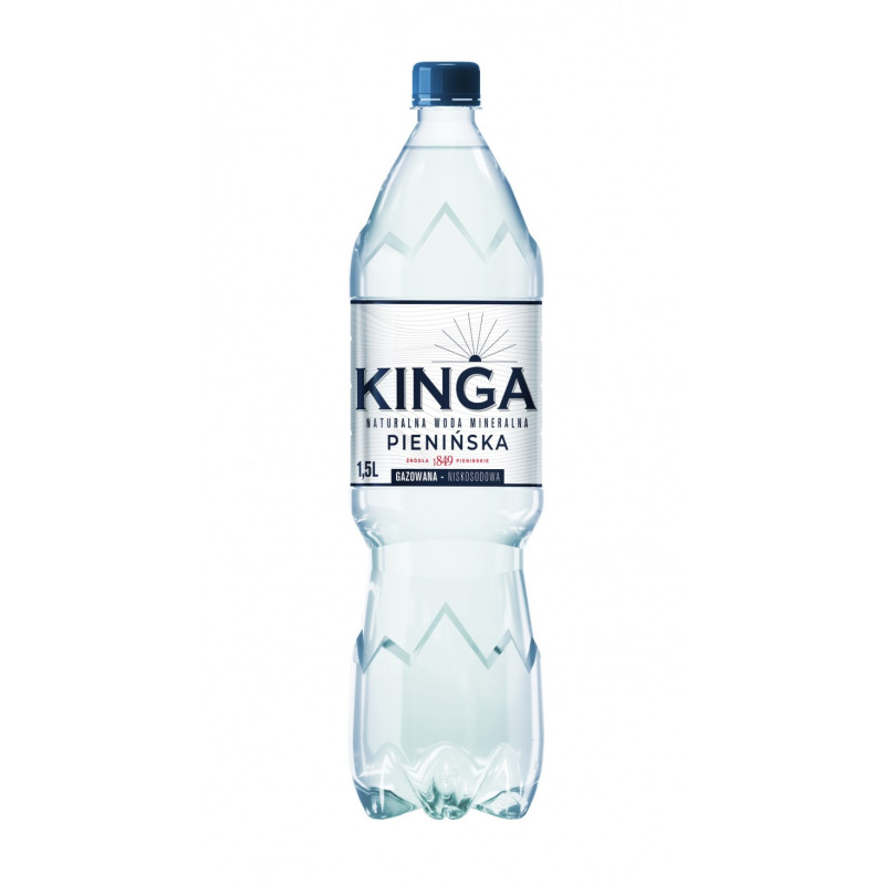 Woda mineralna KINGA PIENIŃSKA, gazowana, 1,5l, ka