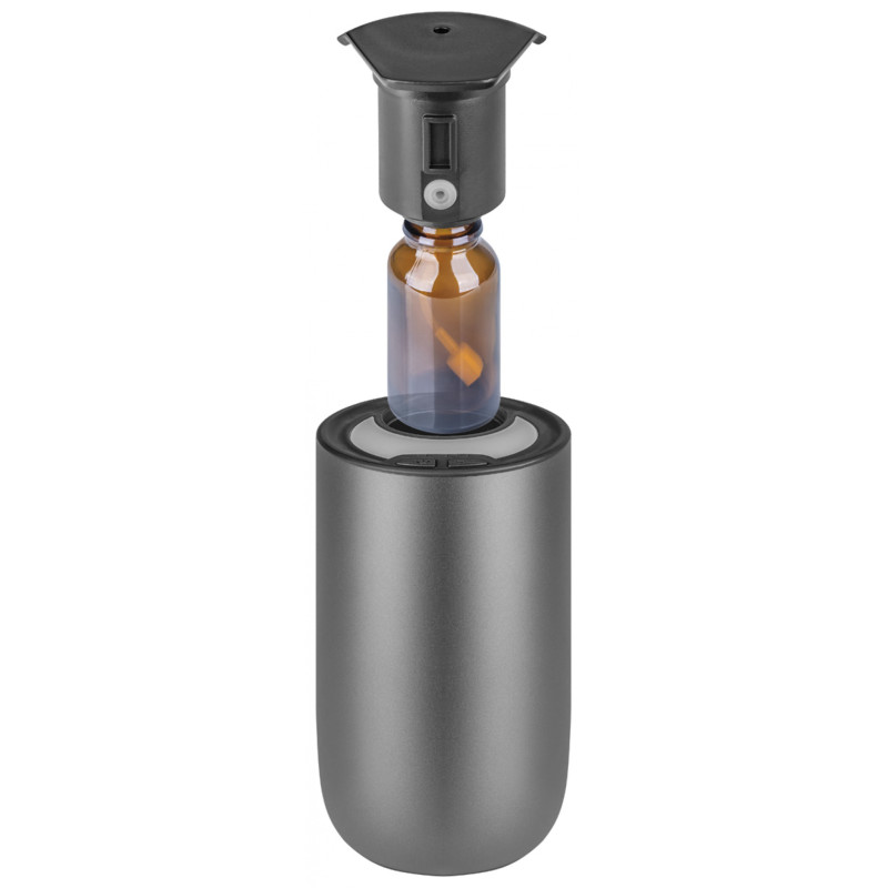 Dyfuzor elektryczny DONAU PROFESSIONAL by CANDLY&CO Mini Aroma Pro, próbka + 3 testery, tytanowy