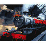 Malowanie po numerach IDEYKA, 40x50cm, metallic, Harry Potter: Expres do Hogwartu, 1 szt.
