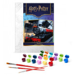 Malowanie po numerach IDEYKA, 40x50cm, metallic, Harry Potter: Expres do Hogwartu, 1 szt.