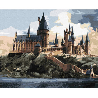 Malowanie po numerach IDEYKA, 40x50cm, Harry Potter: Hogwart za dnia, 1 szt.