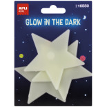 Naklejki świecące w ciemności APLI, gwiazdy, 3 szt.