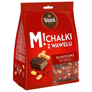 Cukierki czekoladowe WAWEL Michałki, klasyczne, 24