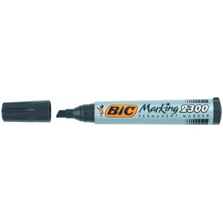 MARKER BIC 2300 CZARNY ŚCIĘTY