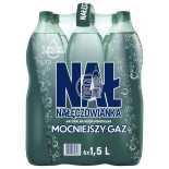 Woda mineralna NAŁĘCZOWIANKA, mocny gaz, 1,5l, kau