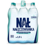 Woda mineralna NAŁĘCZOWIANKA, delikatny gaz, 1,5l,