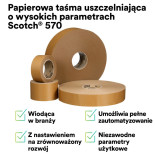 Papierowa taśma pakowa o wysokich parametrach SCOT