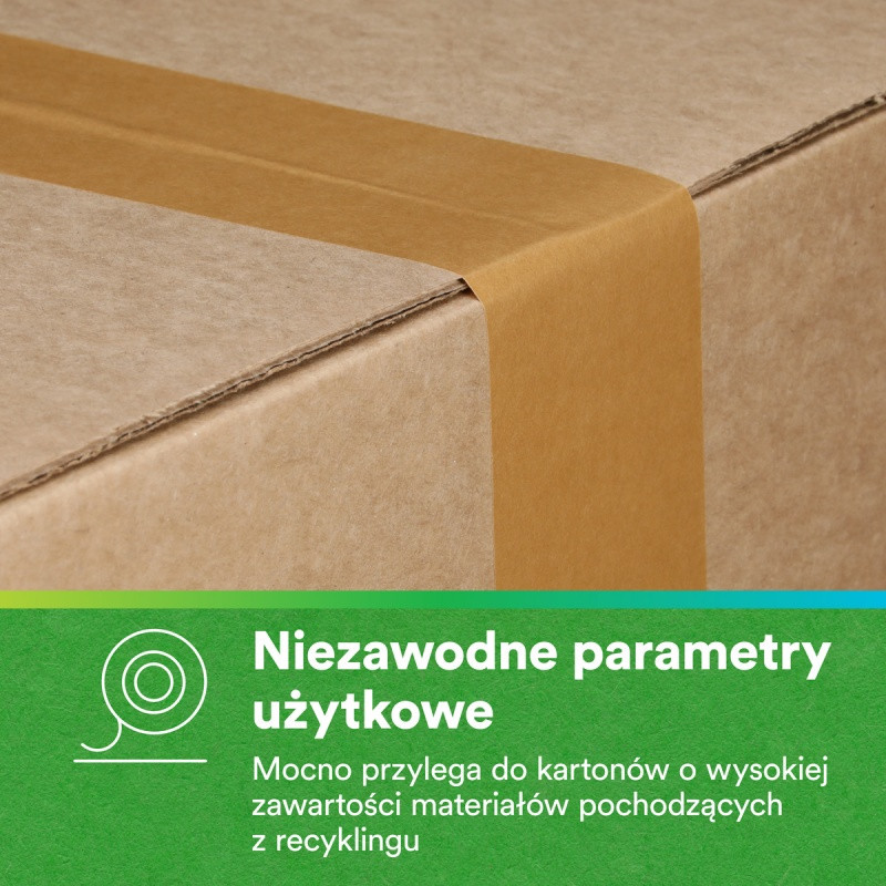 Papierowa taśma pakowa o wysokich parametrach SCOT