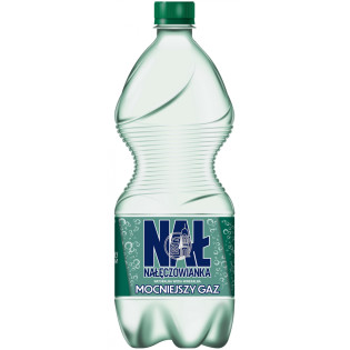 Woda mineralna NAŁĘCZOWIANKA, mocny gaz, 1l, kaucj