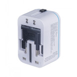 Adapter podróżny DONAU TRAVEL 205, biały