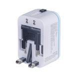 Adapter podróżny DONAU TRAVEL 205, biały