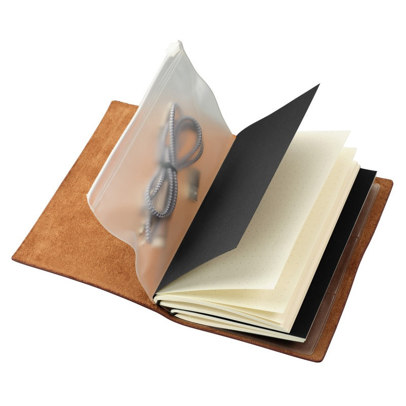 Notatnik TROIKA Travel Journal, brązowy