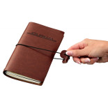 Notatnik TROIKA Travel Journal, brązowy