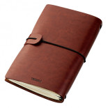 Notatnik TROIKA Travel Journal, brązowy