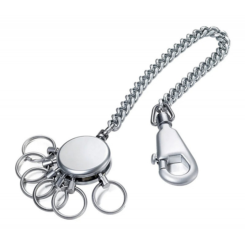 Brelok TROIKA Patent Chain, z łańcuszkiem, na 6 kl