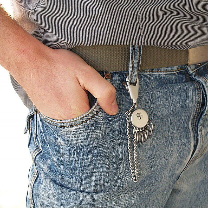 Brelok TROIKA Patent Chain, z łańcuszkiem, na 6 kl