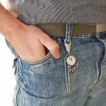 Brelok TROIKA Patent Chain, z łańcuszkiem, na 6 kl