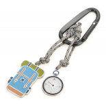 Brelok TROIKA Rucksack, karabińczyk, 2 charmsy, em