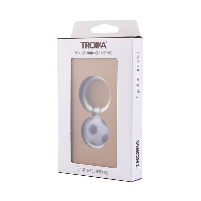 Brelok TROIKA Soccer, chromowany