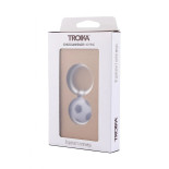 Brelok TROIKA Soccer, chromowany