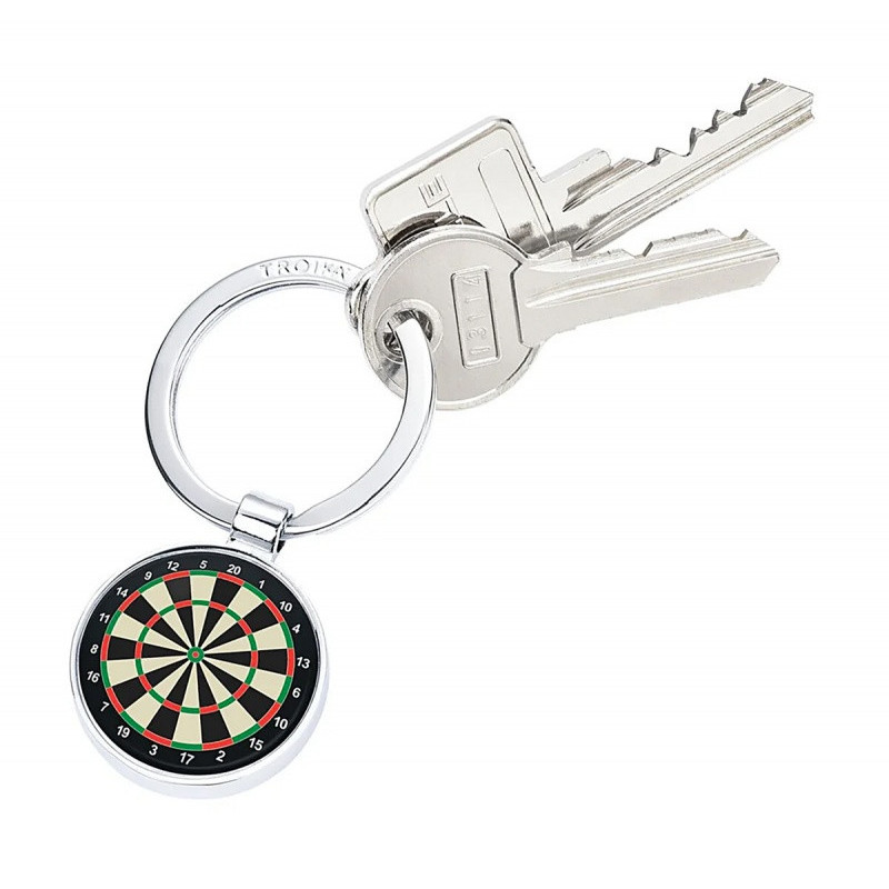 Brelok TROIKA Darts, chromowany