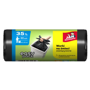 Worki na śmieci JAN NIEZBĘDNY HD Easy-Pack, 35l, 3
