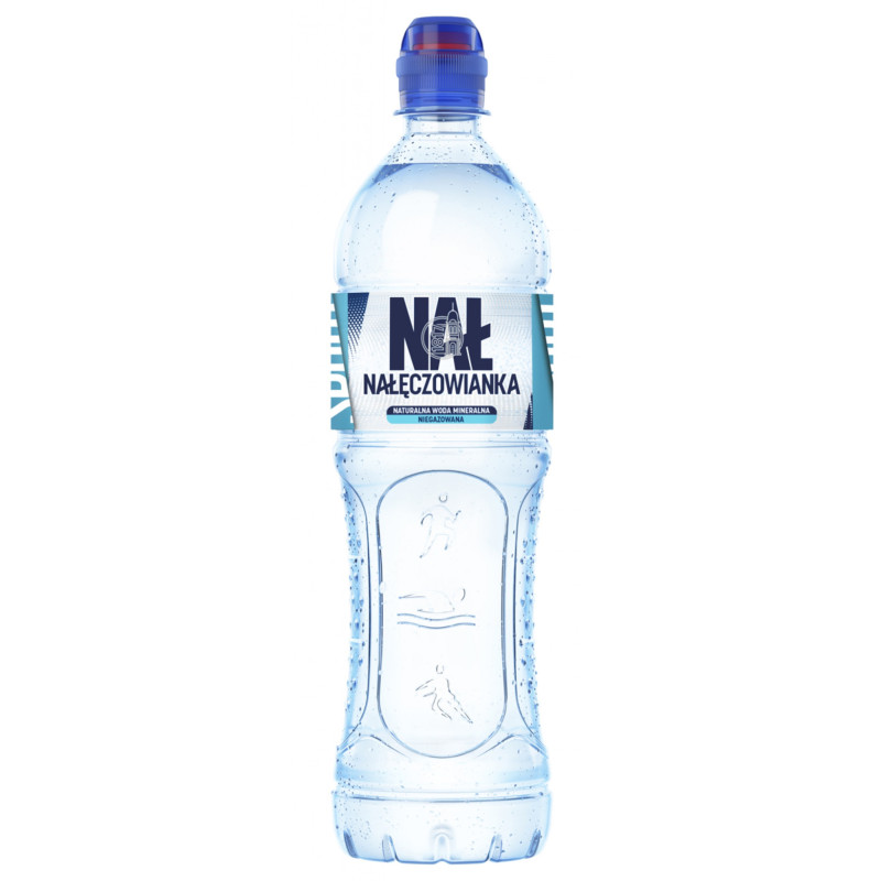 Woda mineralna NAŁĘCZOWIANKA, niegazowana, 0,75l, kaucja